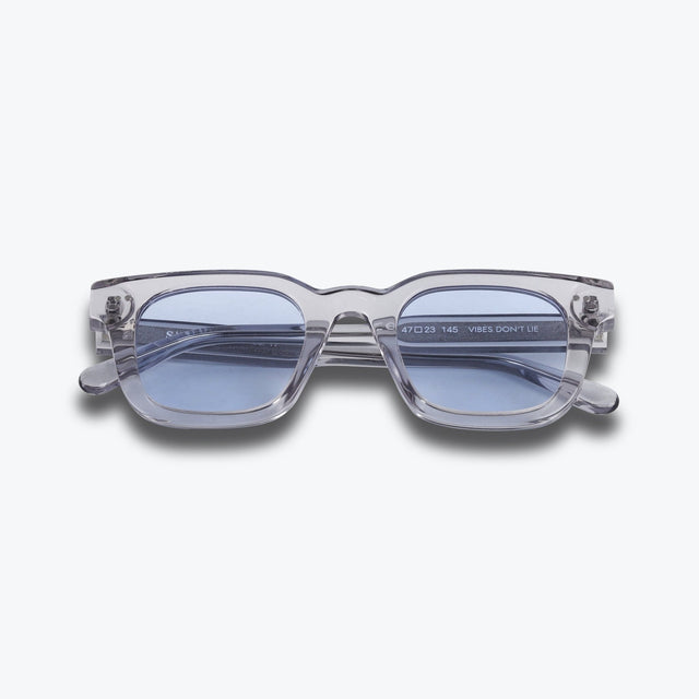 SEYU Sonnenbrille 17 Grey - blaue Linsen