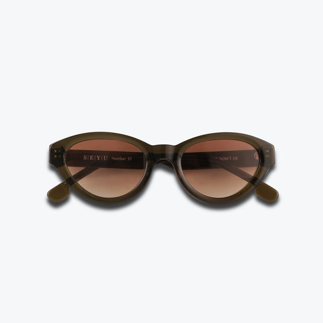 SEYU Sonnenbrille 21 Green Brown Lens