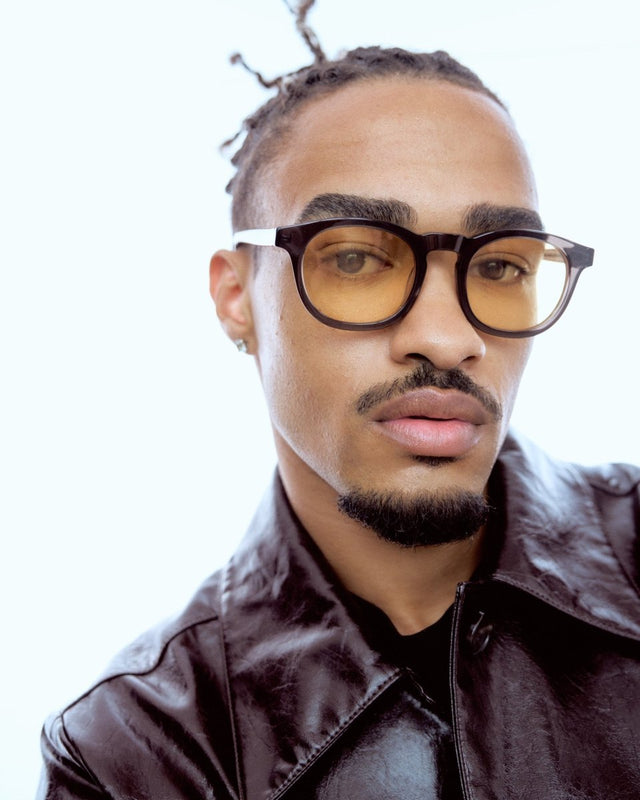 SEYU Sonnenbrille 04 Black - gelbe Linsen