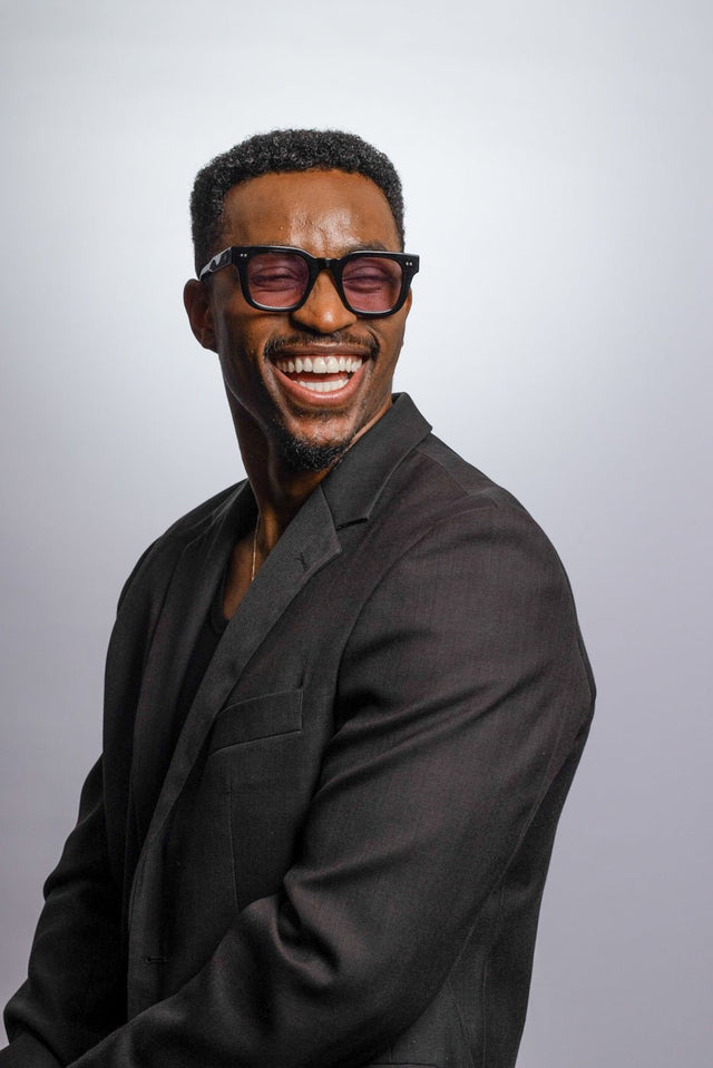 SEYU Sonnenbrille 17 Black - pinke Linsen
